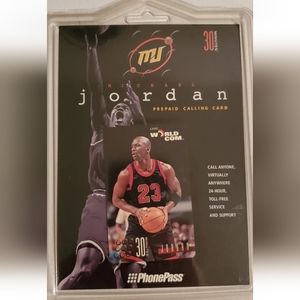 michael jordan world com phone card